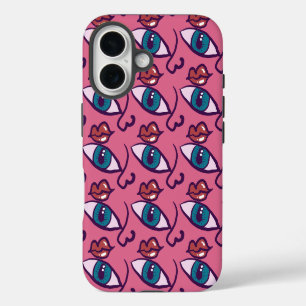 Funda iPhone 16 Acerca de la cara - Ojos Nariz Toca de boca