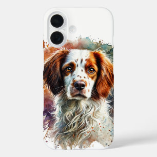 Funda iPhone 16 acuarela española de Bretaña
