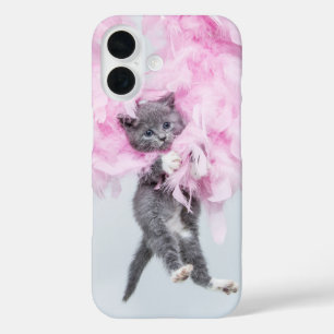 Funda iPhone 16 Adorable Kitten