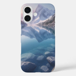 Funda iPhone 16 Agua Cristalina en el Borde del Glaciar