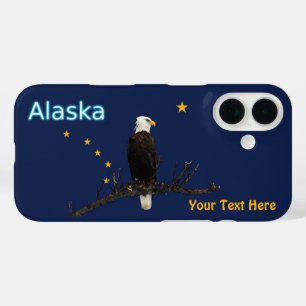 Funda iPhone 16 Águila Alaska Y Bandera