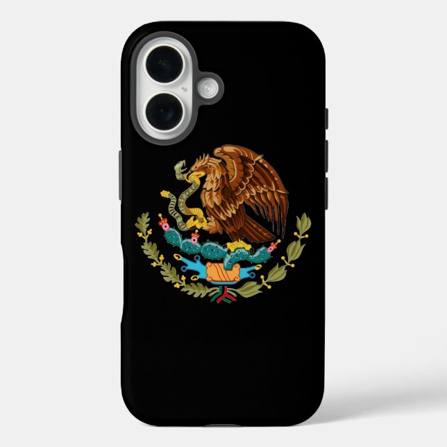 Funda iPhone 16 Águila mexicana (Reverso )