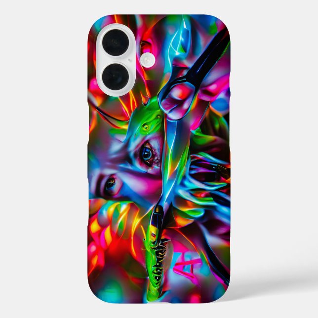 Funda iPhone 16 Aichmofobia: Vivid Surreal Art (Reverso )