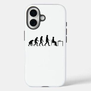Funda iPhone 16 Ajedrez - Evolución del jugador de ajedrez