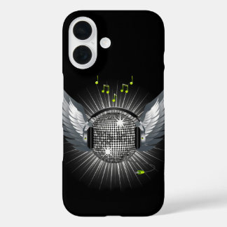 Funda iPhone 16 Alas de bola de disco