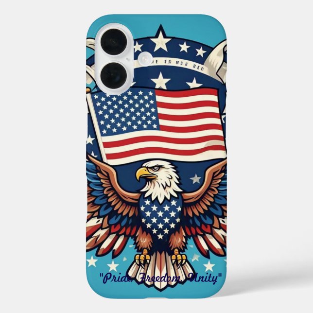 Funda iPhone 16 "Alas de la Libertad" (Reverso )
