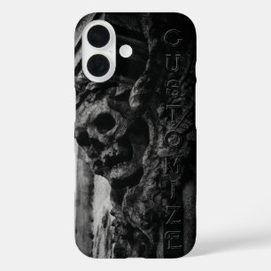 Funda iPhone 16 Alas de Piedra Skull