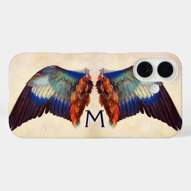 FUNDA iPhone 16 ALAS DE UN MONOGRAMA ROLLER EUROPEO (Reverso (Horizontal))