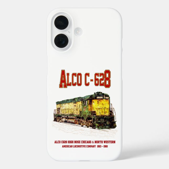 Funda iPhone 16 Alco C-628 alias Alco Century 628 Locomotora Diese (Reverso )