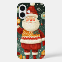 Alegre Papá Noel Regalos Navideños Festivos