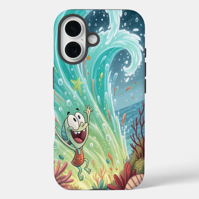 Funda iPhone 16 Alegre Surge Neon. (Reverso )