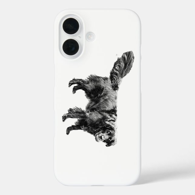 Funda iPhone 16 Alegría de otoño, amigo leal (Reverso )