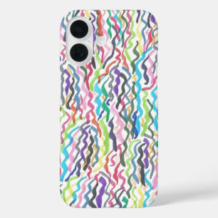 Funda iPhone 16 Algas arcoiris