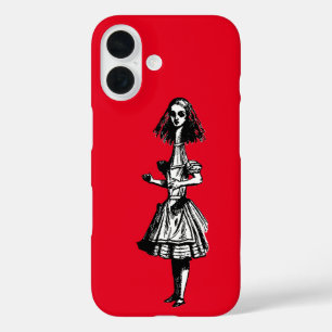 Funda iPhone 16 Alicia vintage en el país de las maravillas