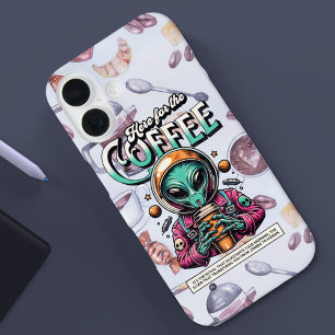 Funda iPhone 16 Alien aquí para el café