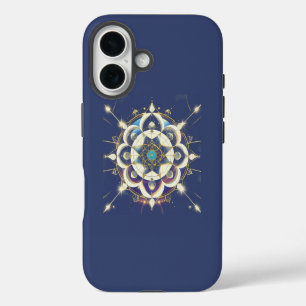Funda iPhone 16 Alineación de Estrella Dorada – Un Universo de Geo