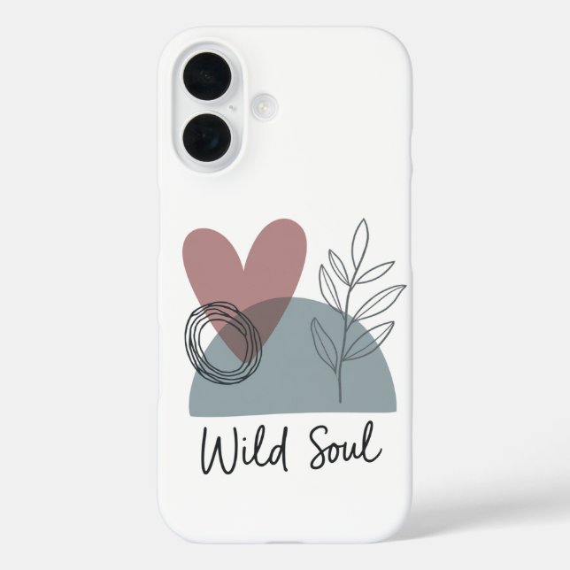 Funda iPhone 16 Alma salvaje (Reverso )