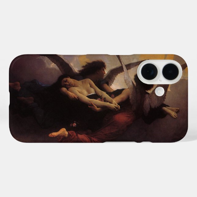 Funda iPhone 16 Alma traída al cielo por Bouguereau (Reverso (Horizontal))