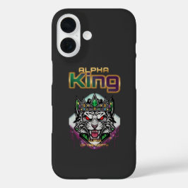 Funda iPhone 16 Alpha king motivacional