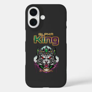 Funda iPhone 16 Alpha king motivacional 