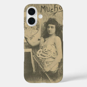Funda iPhone 16 Alphonse mucha arte nuevo modelo de arte fotografí