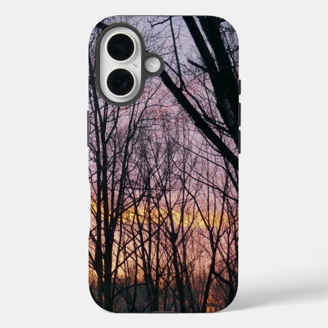 Funda iPhone 16 Amanecer de invierno II (Reverso )