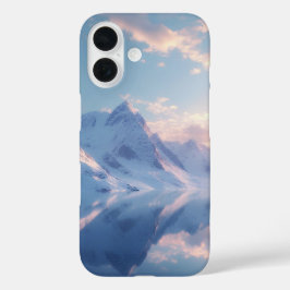 Funda iPhone 16 Amanecer Rosa Alpino Espejo