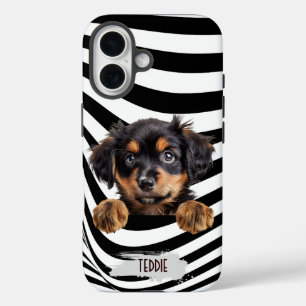 Funda iPhone 16 Amante de Mascotas Personalizado