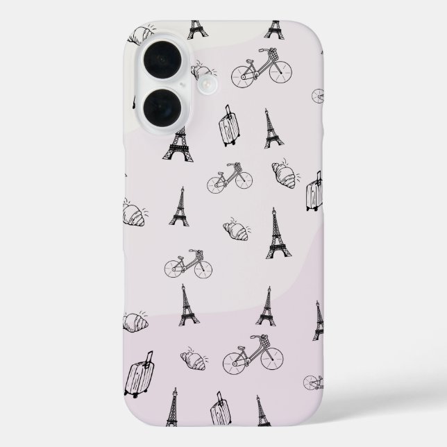Funda iPhone 16 Amante de París (Reverso )