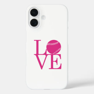 Funda iPhone 16 Amar el béisbol
