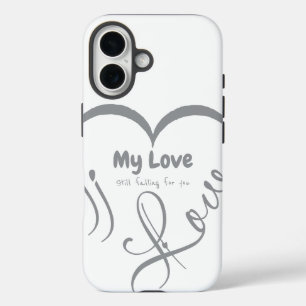 Funda iPhone 16 Amo a mi amor 🖤: Sigo enamorándome de ti