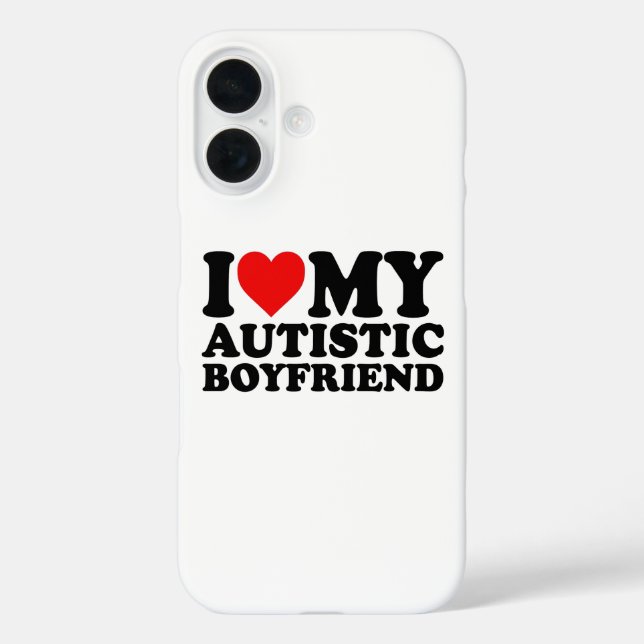 Funda iPhone 16 Amo A Mi Novio Autista (Reverso )