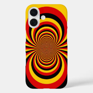 Funda iPhone 16 Amo Alemania Colores de la bandera nacional Imprim