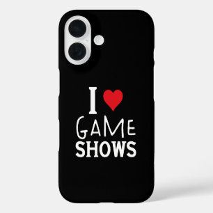 Funda iPhone 16 Amo Los Programas De Juegos, Dicho Divertido Amant