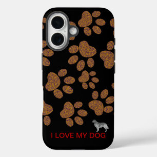 Funda iPhone 16 Amo mi perro