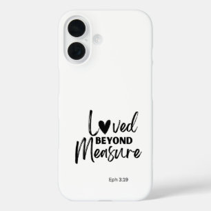 Funda iPhone 16 Amor más allá de la medida Eph 3:19