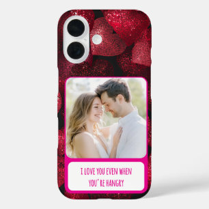 Funda iPhone 16 Amor Purpurinoso cuando tienes hambre