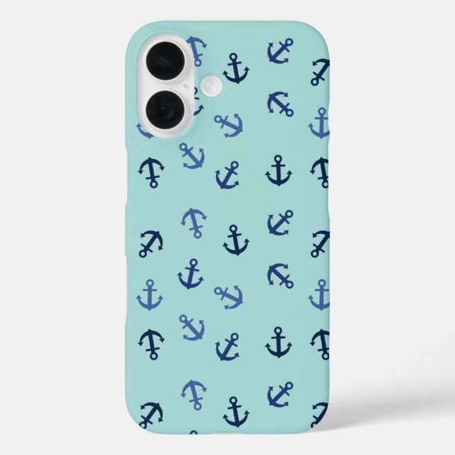 Funda iPhone 16 Anclas Verano (Reverso )