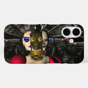 Funda iPhone 16 ANDROID XENIA SPACESHIP PILOT Science Ficción