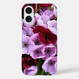 Funda iPhone 16 Anemones elegantes