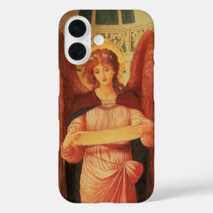 Funda iPhone 16 Ángel con un rollo por John Melhuish Strudwick