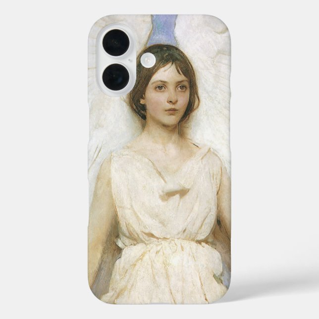 Funda iPhone 16 Ángel de Abbott Thayer, Bella Artes victoriano vin (Reverso )