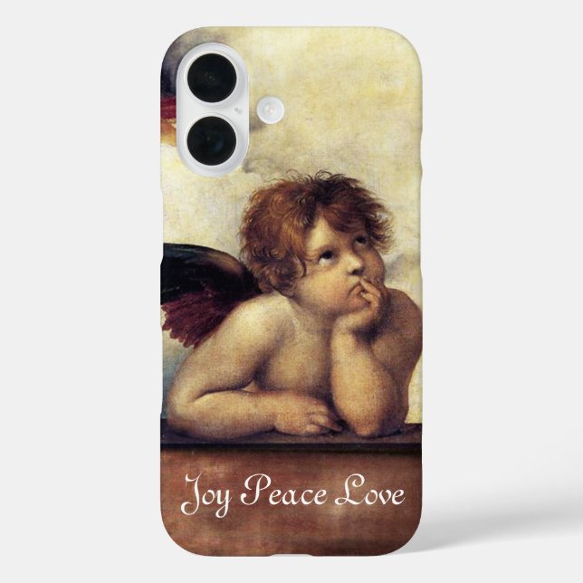 Funda iPhone 16 ANGEL DE RENACIMIENTO / Cherub alado (Reverso )