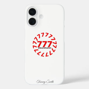 Funda iPhone 16 Ángel número 777 - Crecimiento espiritual y suerte