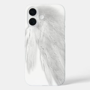 Funda iPhone 16 ANGEL WINGS Personalizable blanco derecho