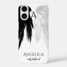 ANGEL WINGS 'Sólo mitad Mal' Monograma Gracioso