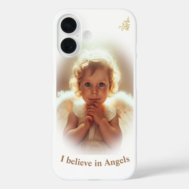Funda iPhone 16 Ángeles Bebés (Reverso )