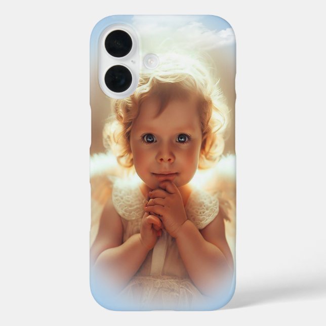 Funda iPhone 16 Ángeles Bebés (Reverso )