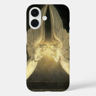 Funda iPhone 16 Ángeles de la Vintage sobre Jesucristo