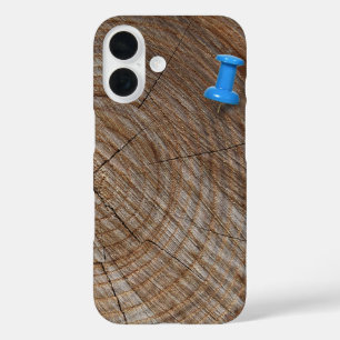 Funda iPhone 16 Anillos de árbol con puntas de pulgar